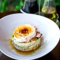 Salade de chèvre chaud