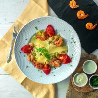 Tagliatelles aux gambas