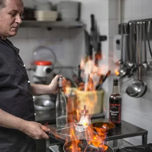 fruits flambés