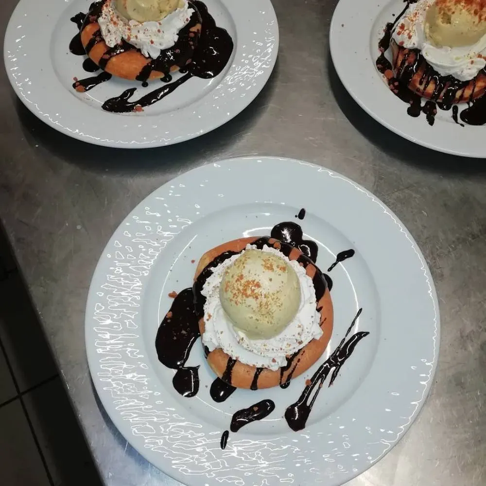Parfais glacé au caramel flambé au whisky