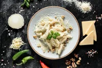 Tagliatelles aux 4 fromages